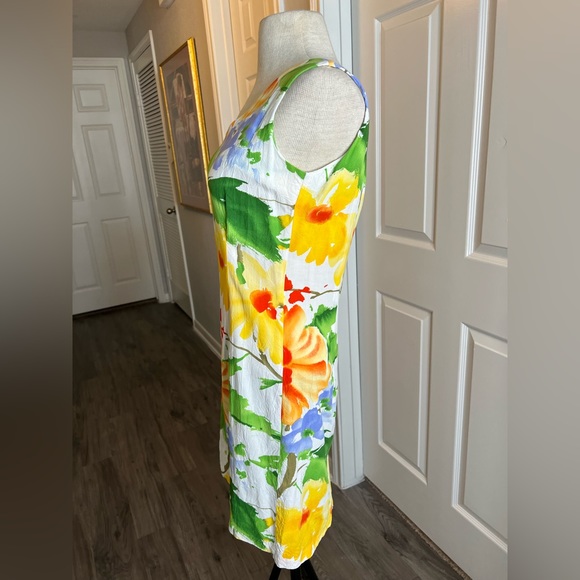 Vintage Jams World Flora Grande Hawaiian Slip Dress Small - Picture 10 of 10